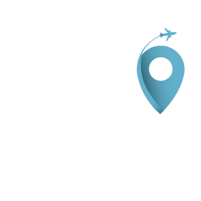 Logo de Agencia Meridianos con diseño moderno