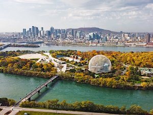 Vista Panorámica del Centro de Montreal, Quebec