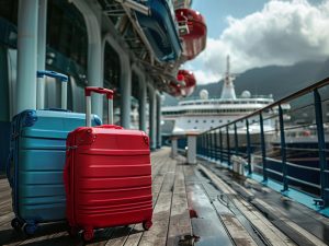 Imagen del lujoso crucero Silversea navegando en el mar