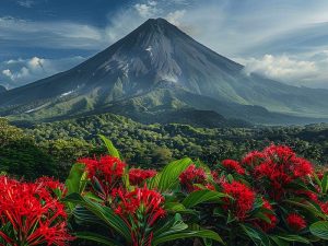 Paisaje de La Fortuna en Costa Rica con vistas impresionantes