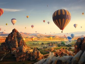 Imagen de un paisaje emblemático de Turquía