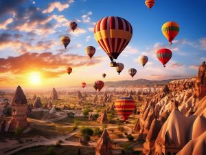 Vista Panorámica de Turquía con Agencia Meridianos